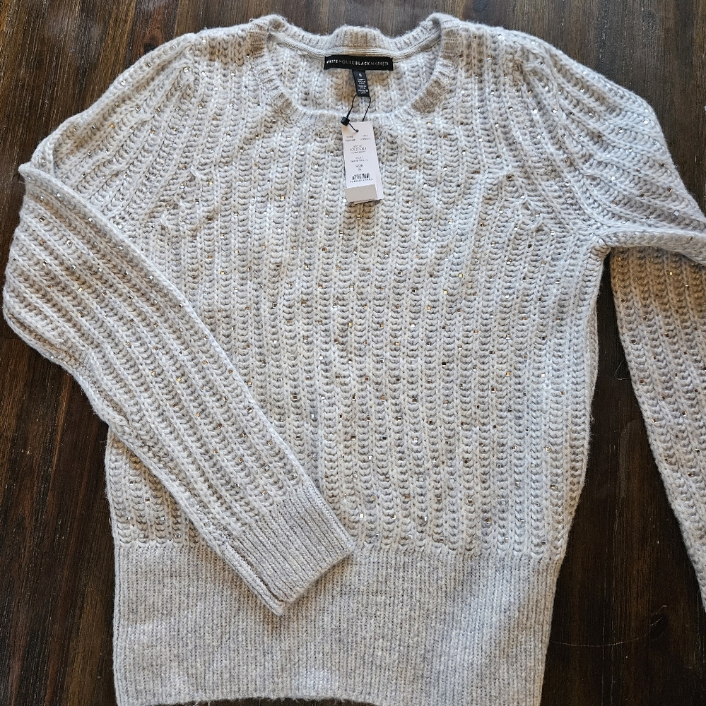 NWT sweater with embellishments